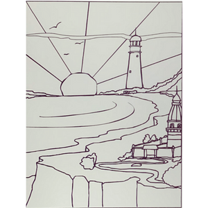 Lighthouse Painting Sheet