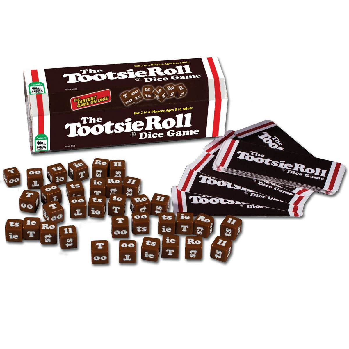 The Tootsie Roll Dice Game dabblesack