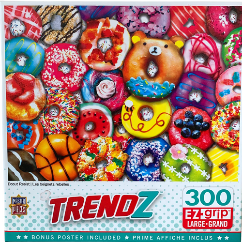 TrendZ 300-Piece EZ-Grip Puzzle by Masterpieces (Donut Resist)