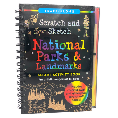 Scratch and Sketch Art Activity Book