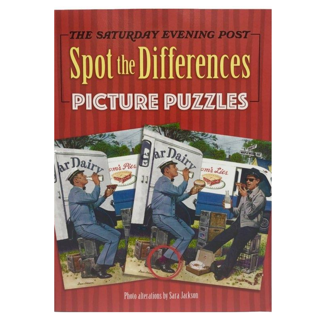 Spot the Differences Picture Puzzles Book: The Saturday Evening Post