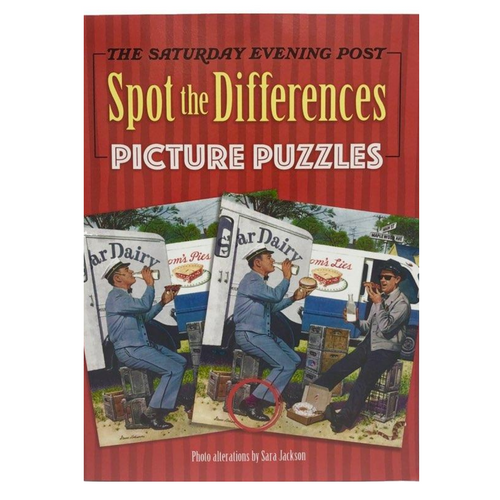 Spot the Differences Picture Puzzles Book - The Saturday Evening Post
