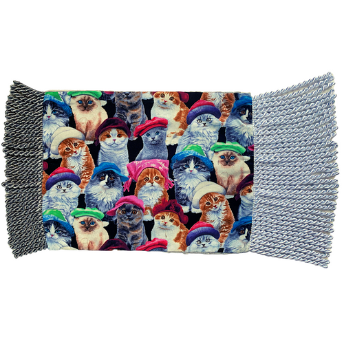 Cool Cats Dabblet Fidget / Soother for Dementia / Alzheimer's (soft fabric on back)