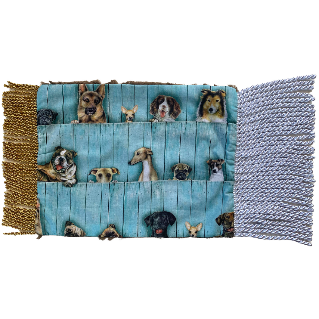 Adorable Dogs Dabblet Fidget / Soother for Dementia / Alzheimer's (soft fabric on back)